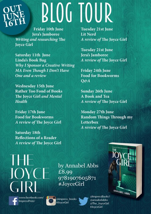 Blog tour promo card