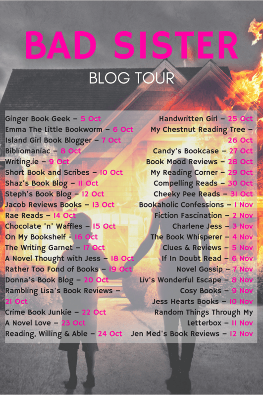 BAD SISTER blog tour