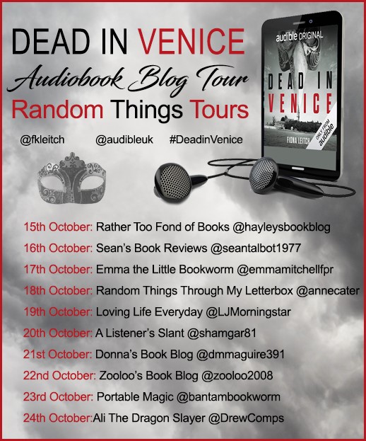 Dead in Venice Blog Tour poster
