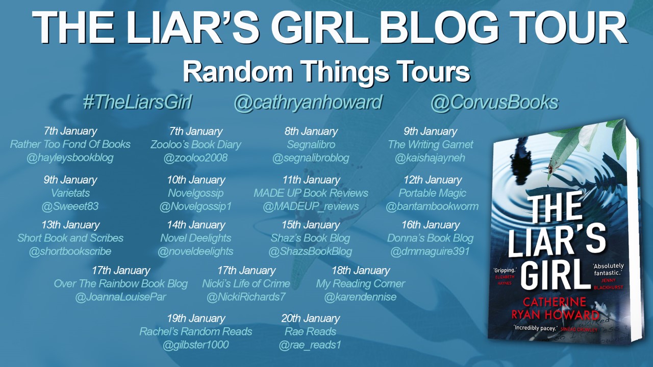 the liar's girl blog tour poster
