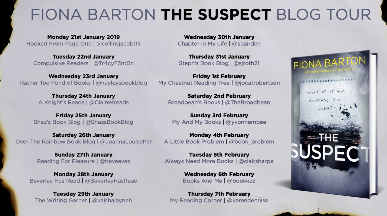 the suspect blog tour poster