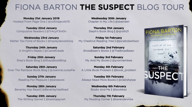 the suspect blog tour poster