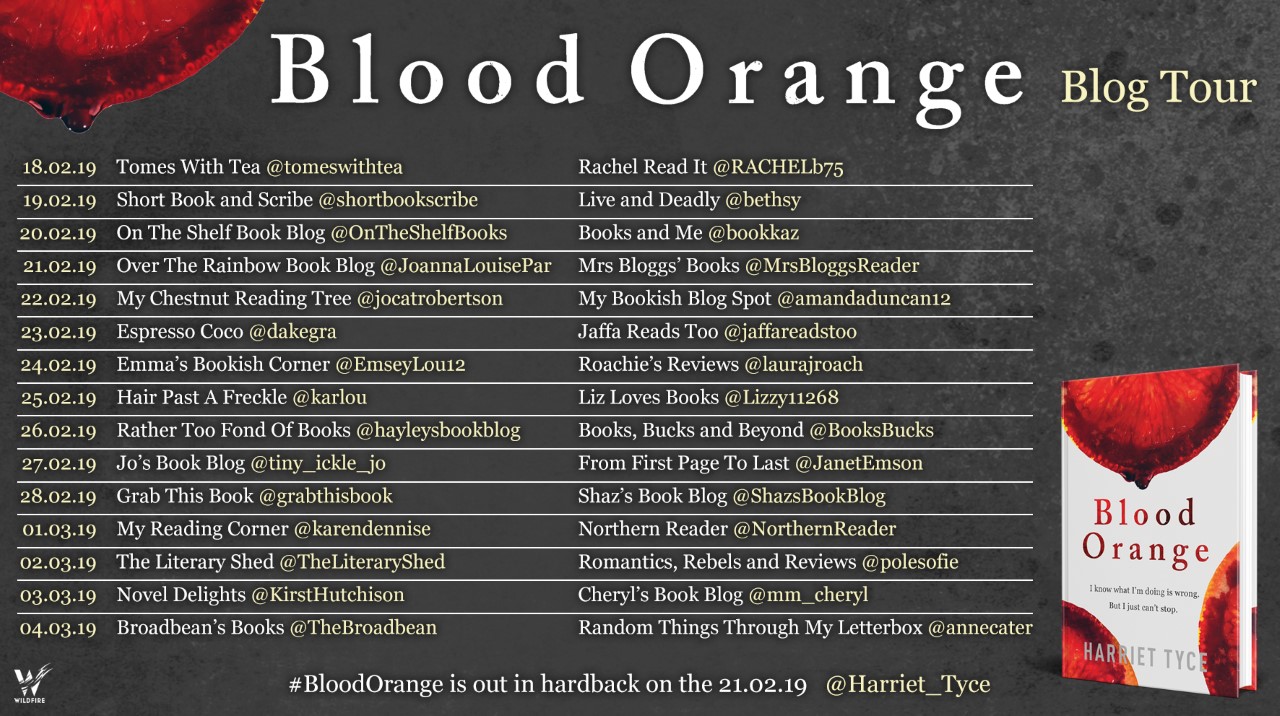 Blood Orange Blog Tour Poster