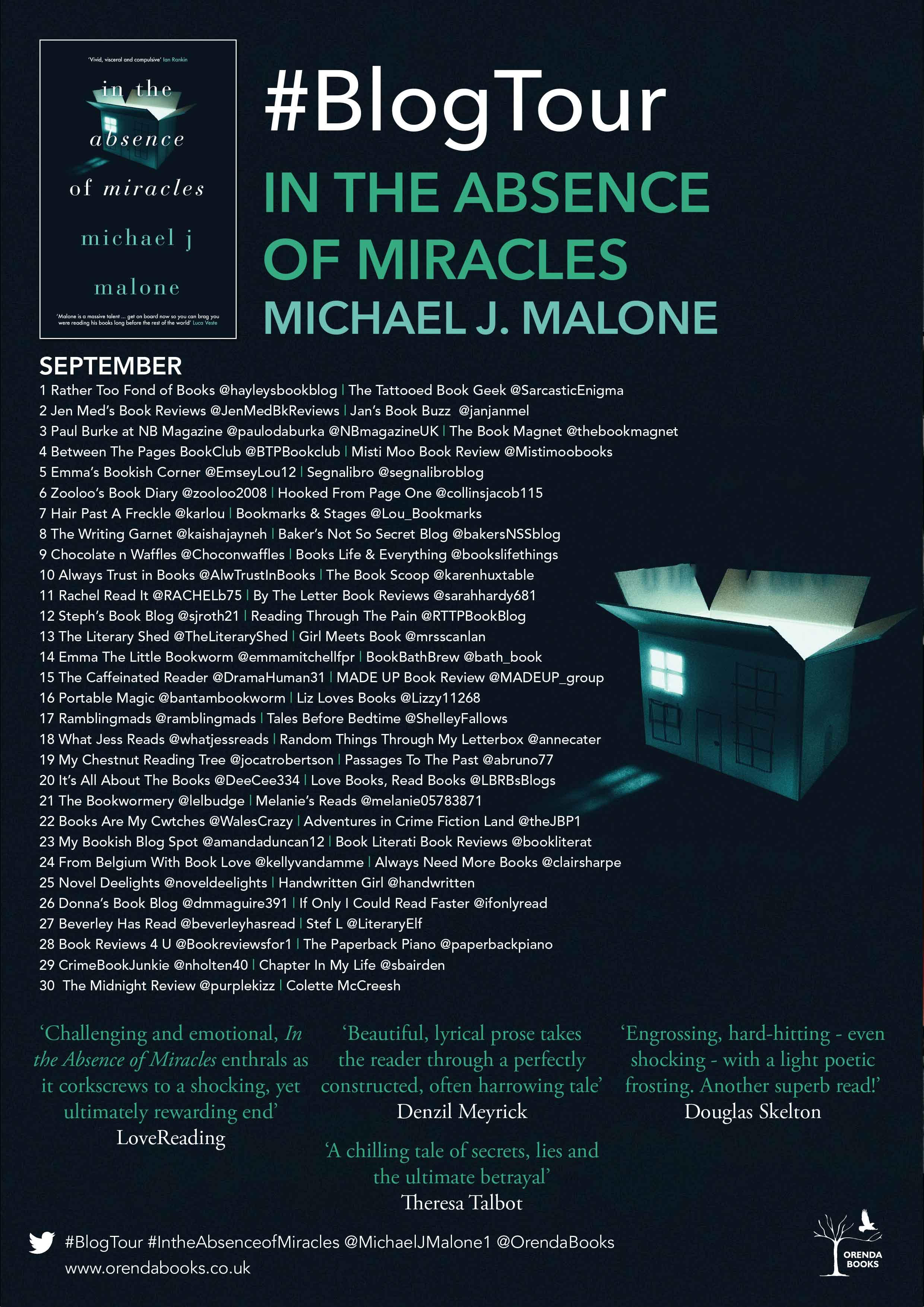In The Absence of Miracles BT Poster